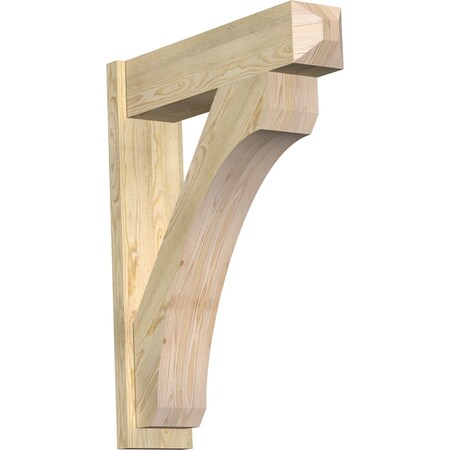 Ekena Millwork Legacy Craftsman Rough Sawn Outlooker, Douglas Fir, 8"W x 32"D x 40"H OUT08X32X40LEC04RDF